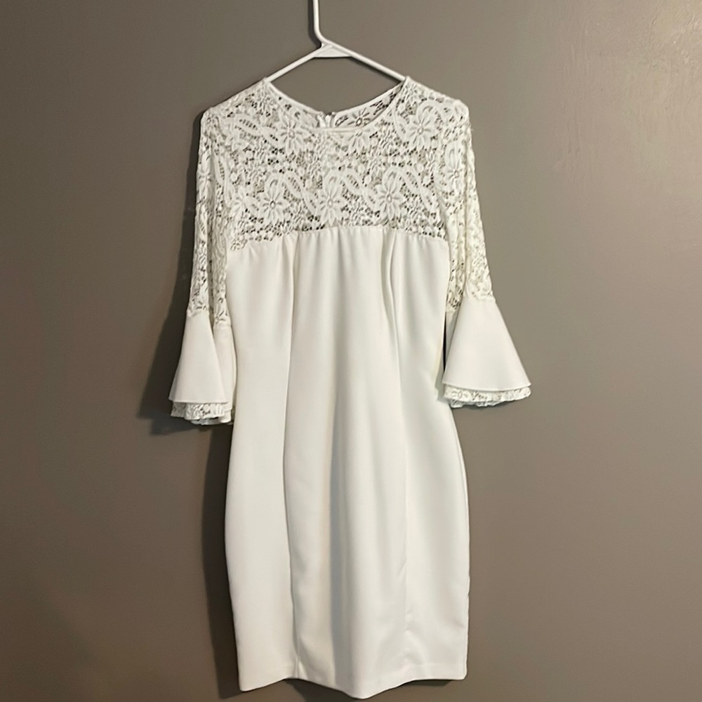 White Lulus Uncontested Beauty White Bodycon Dress